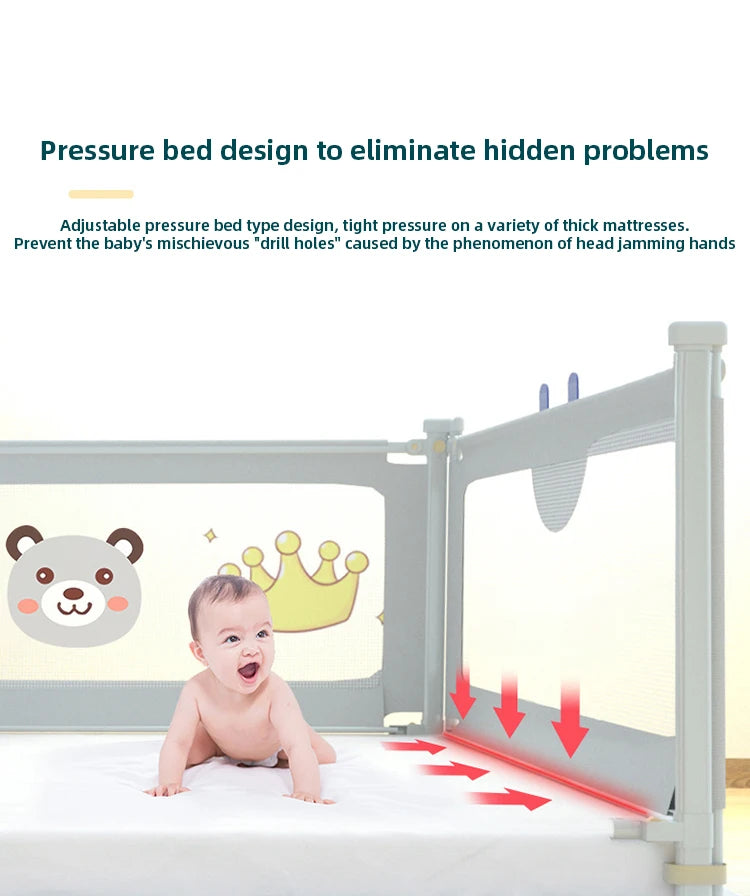 1-teilige Baby-Sicherheitsbett-Barriere für Kinder, Bettgitter, Schlafzimmer-Schutz, Kinder-Schlafgitter