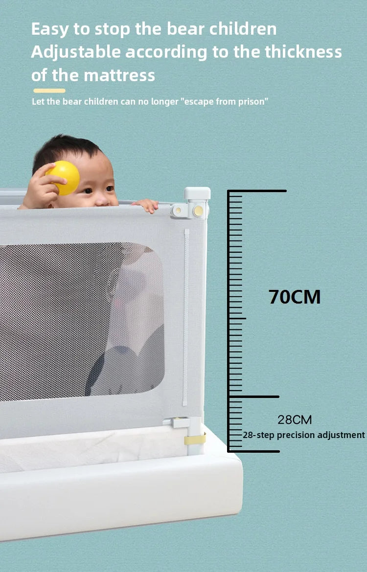 1-teilige Baby-Sicherheitsbett-Barriere für Kinder, Bettgitter, Schlafzimmer-Schutz, Kinder-Schlafgitter
