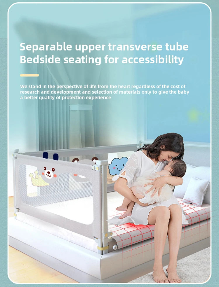1-teilige Baby-Sicherheitsbett-Barriere für Kinder, Bettgitter, Schlafzimmer-Schutz, Kinder-Schlafgitter