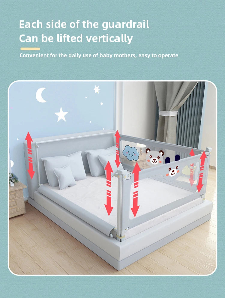1-teilige Baby-Sicherheitsbett-Barriere für Kinder, Bettgitter, Schlafzimmer-Schutz, Kinder-Schlafgitter