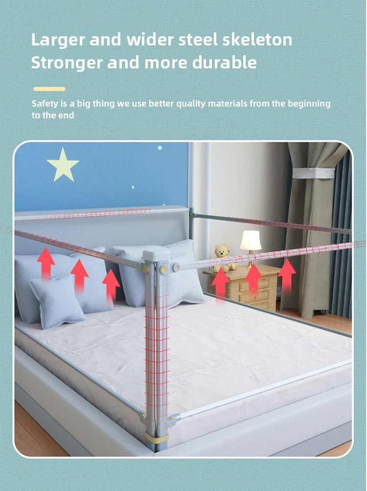 1-teilige Baby-Sicherheitsbett-Barriere für Kinder, Bettgitter, Schlafzimmer-Schutz, Kinder-Schlafgitter