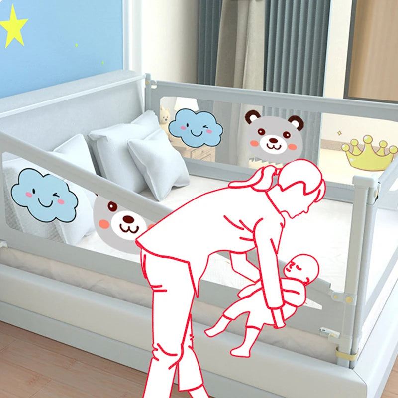 1-teilige Baby-Sicherheitsbett-Barriere für Kinder, Bettgitter, Schlafzimmer-Schutz, Kinder-Schlafgitter